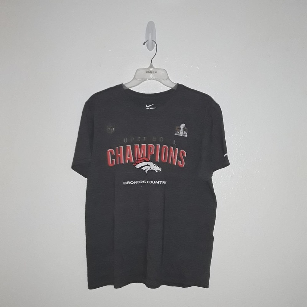 Nike Denver broncos 2015 Superbowl champ shirt men size large